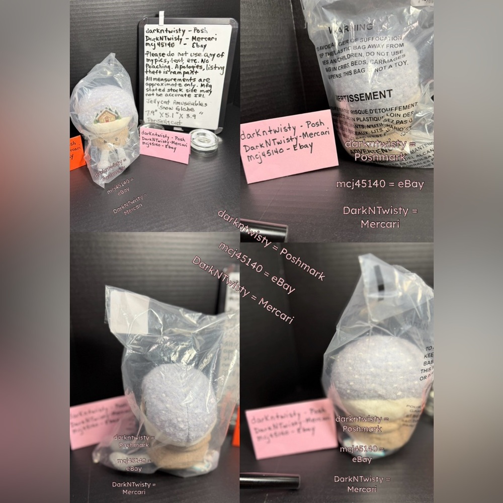 BNWT JELLYCAT AMUSEABLES SNOW GLOBE - Picture 4 of 8